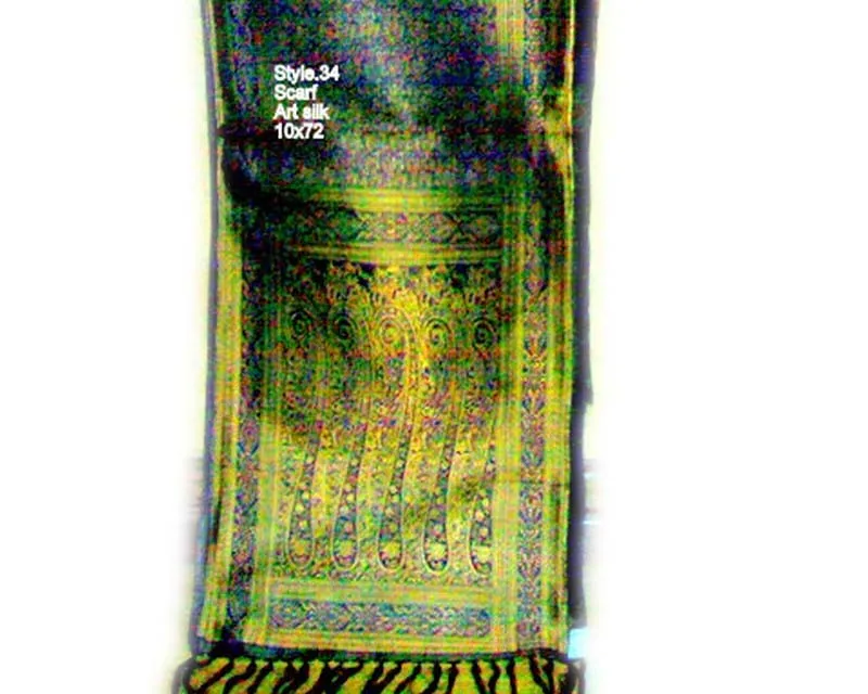 Art designer uniform varanasi silk scarf