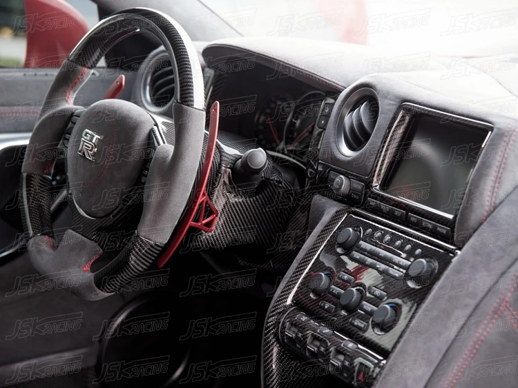 CARBON FIBER INTERIOR SHIFT PADDLES FOR 2008-2016 NISSAN GTR R35