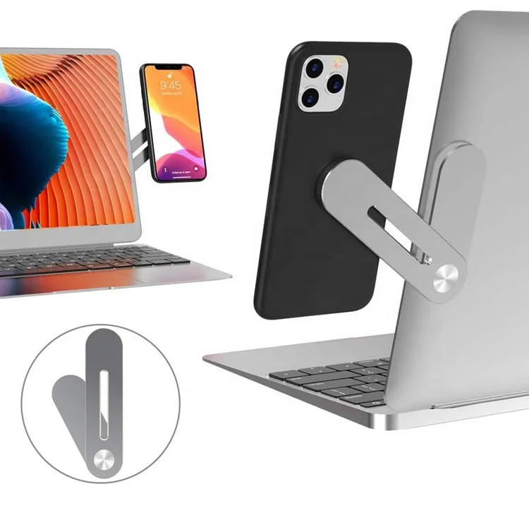 
Dual Screen at The Same Time Reusable Rotation Aluminum Magnetic Expansion Invisible Laptop Stand for MacBook 