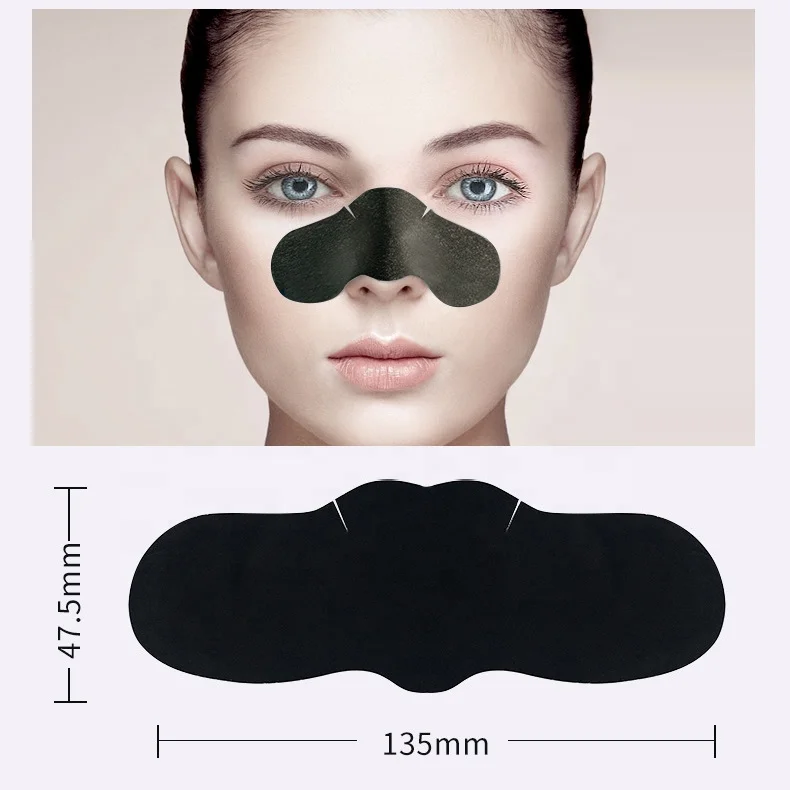 Customize Private Label Blackhead Nose Strips Oversize Charcoal Nose Strips Deep Cleansing Nose Pore Strips