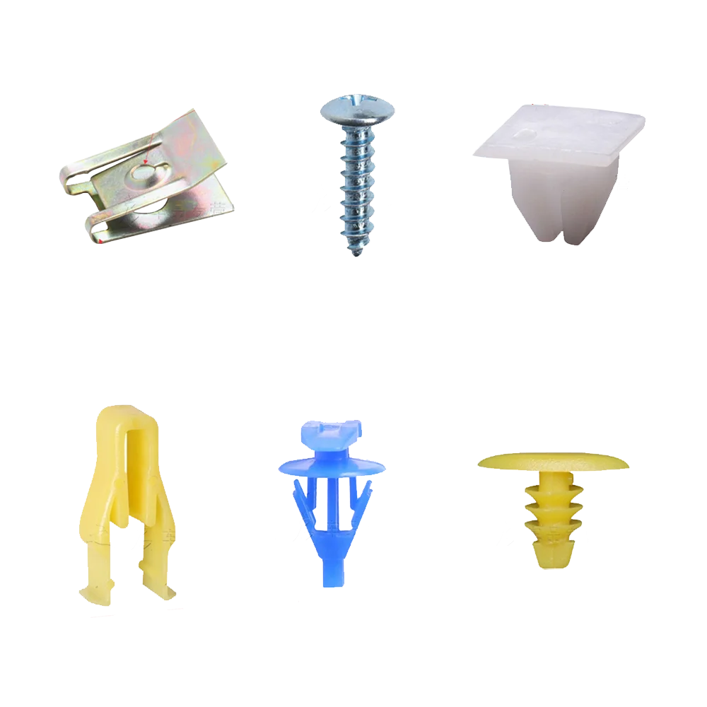 Разнообразные автомобильные крепежные зажимы для бампера автомобиля, фиксаторы, заклепки, панели дверей, брызговик, универсальные, подходят для всех автомобилей