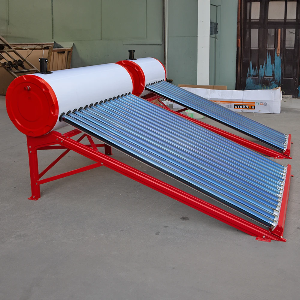 High efficiency solar hot shower water geyser for home and commercial