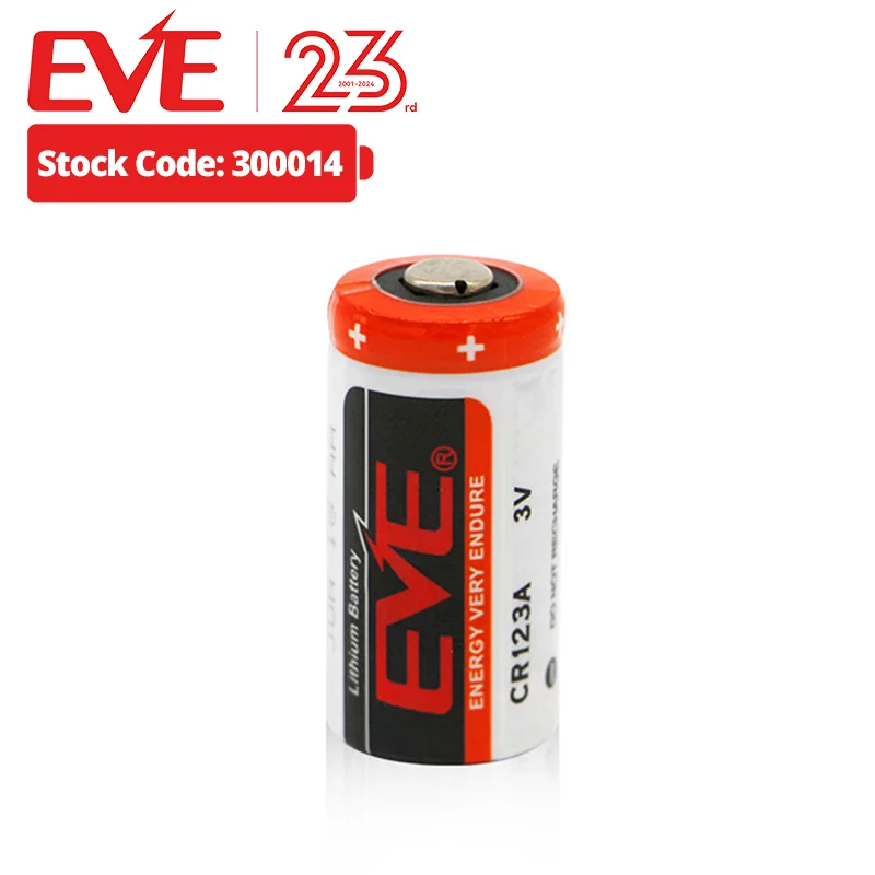 EVE CR123A cr123a Energizer 3 В 1500 мАч высокой плотности энергии для умного дверного замка