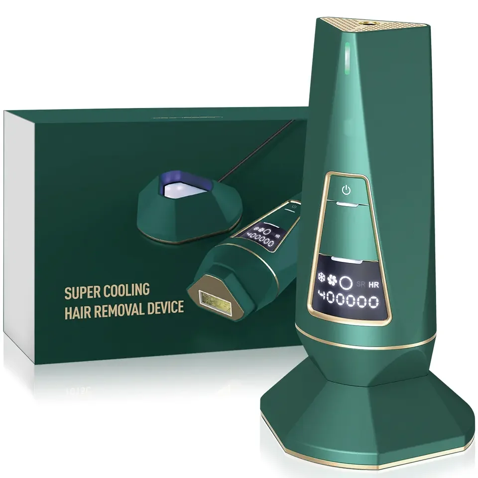 IFINE Beauty 15.5J photon IPL sapphire ice freezing point painless body hair remover pain free for permanent body hair removal