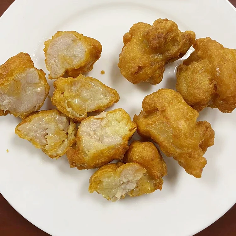 China Factory Halal Chicken Nuggets Frying Frozen Chicken Nuggets Wholesale Chicken Nuggets