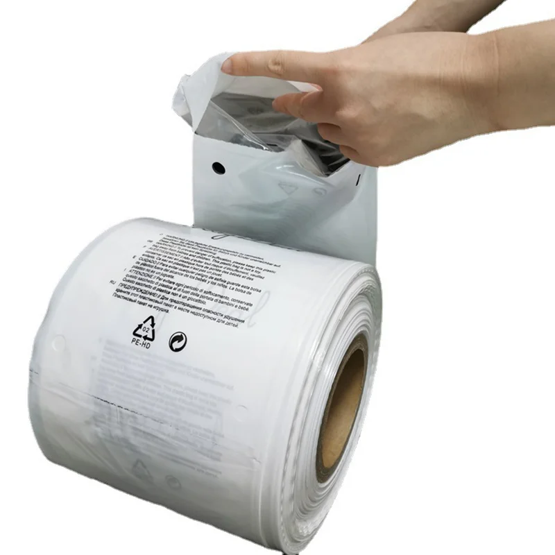 Custom Printed High quality Auto Bags On A Roll Pre-opened Automatical Plastic Bagging Packing Auto Bag