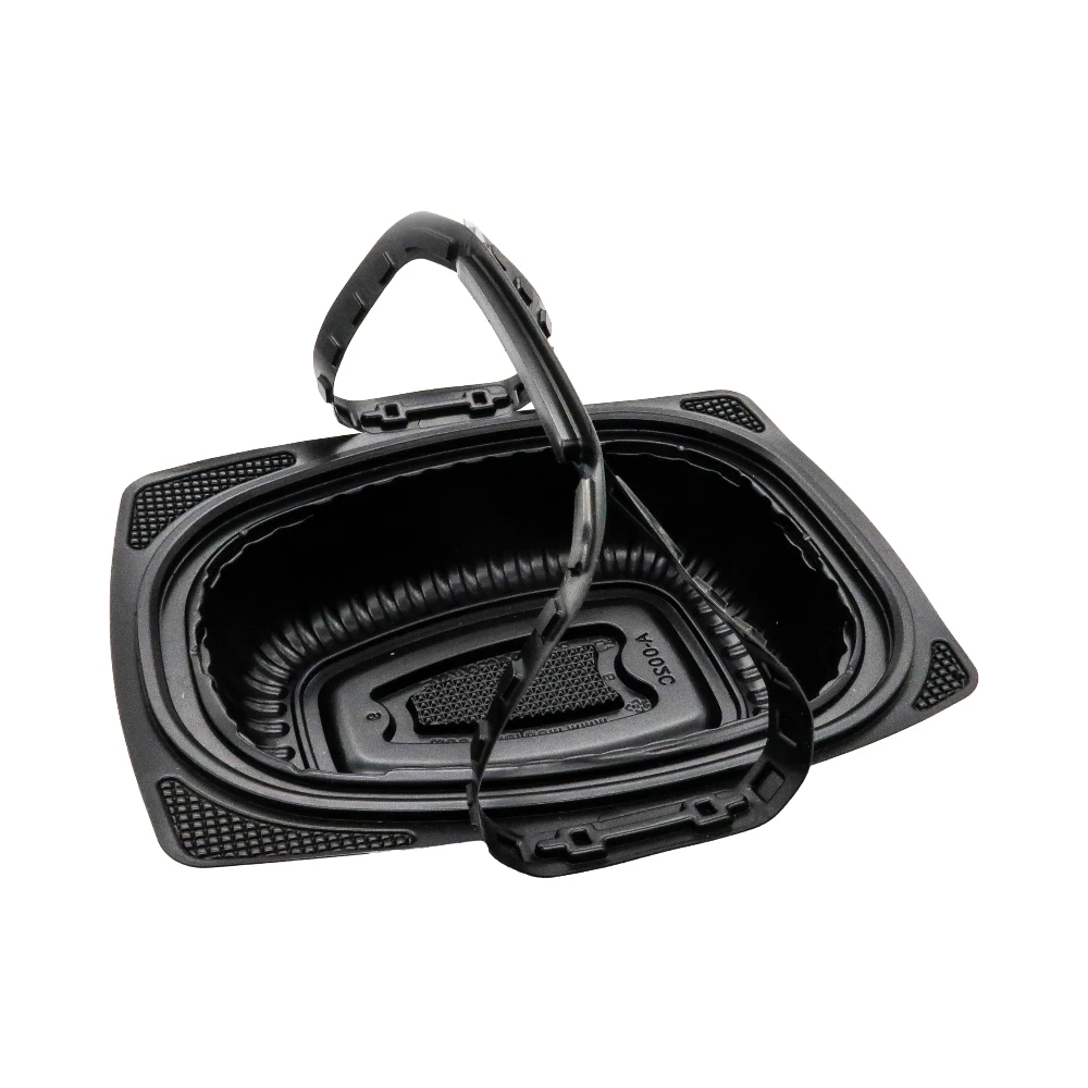 Food Grade Take Out Plastic Chicken Box Disposable Packaging Storage Roast Chicken Container