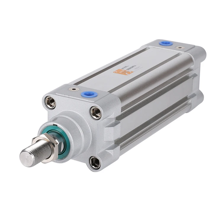 Алюминиевый Стандартный маленький Телескопический пневматический цилиндр двойного действия с микроуплотнением серии ISO6431 DNC
