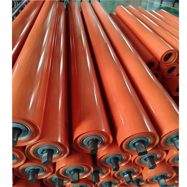 Manufacturer custom conveyor idlers  High standard conveyor belt roller  Industrial conveyor idlers