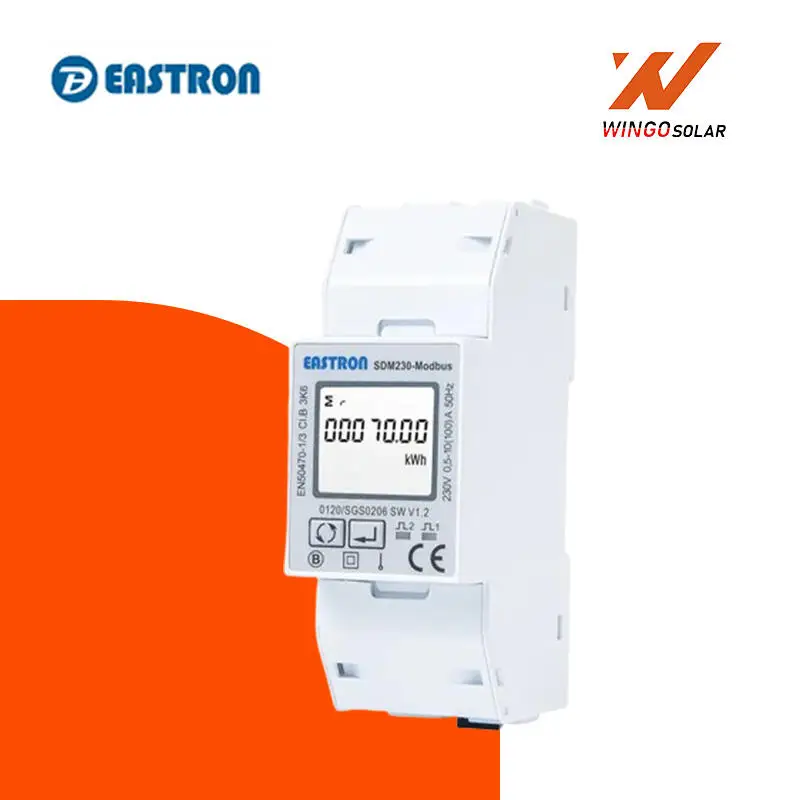 Deye Smart Meter 3 Phase SDM630MCT-40mA SDM630Modbus V2 Eastron Electric Meter Wireless Electricity Energy Meter For PV