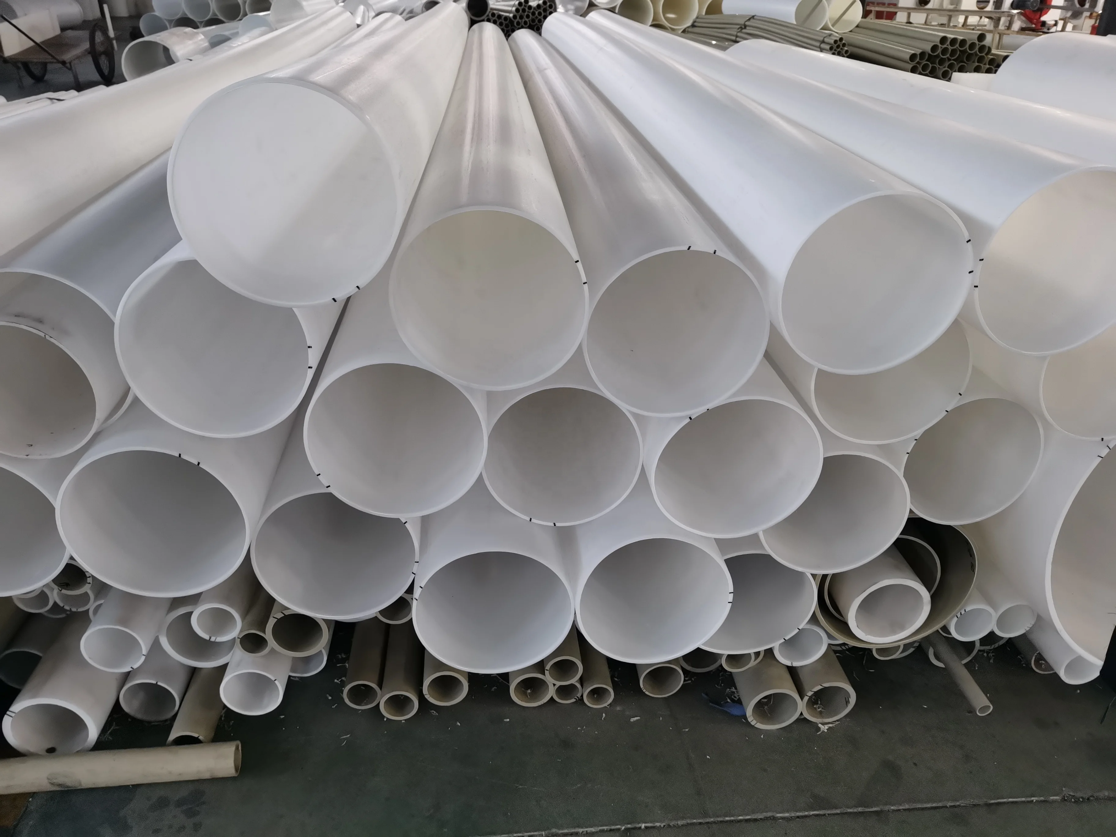 FRPP corrosion-resistant pipe, FRPP industrial high temperature drain pipe 630mm-762mm