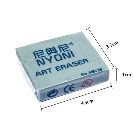 
Nyoni N8133 Plastic Rubber Kneaded Eraser White Pencil Shape Eraser 