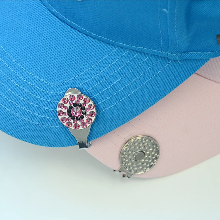 Custom Logo Golf Ball Position Marker Golf Hat Clip Ball Marker Golf Ball Marker