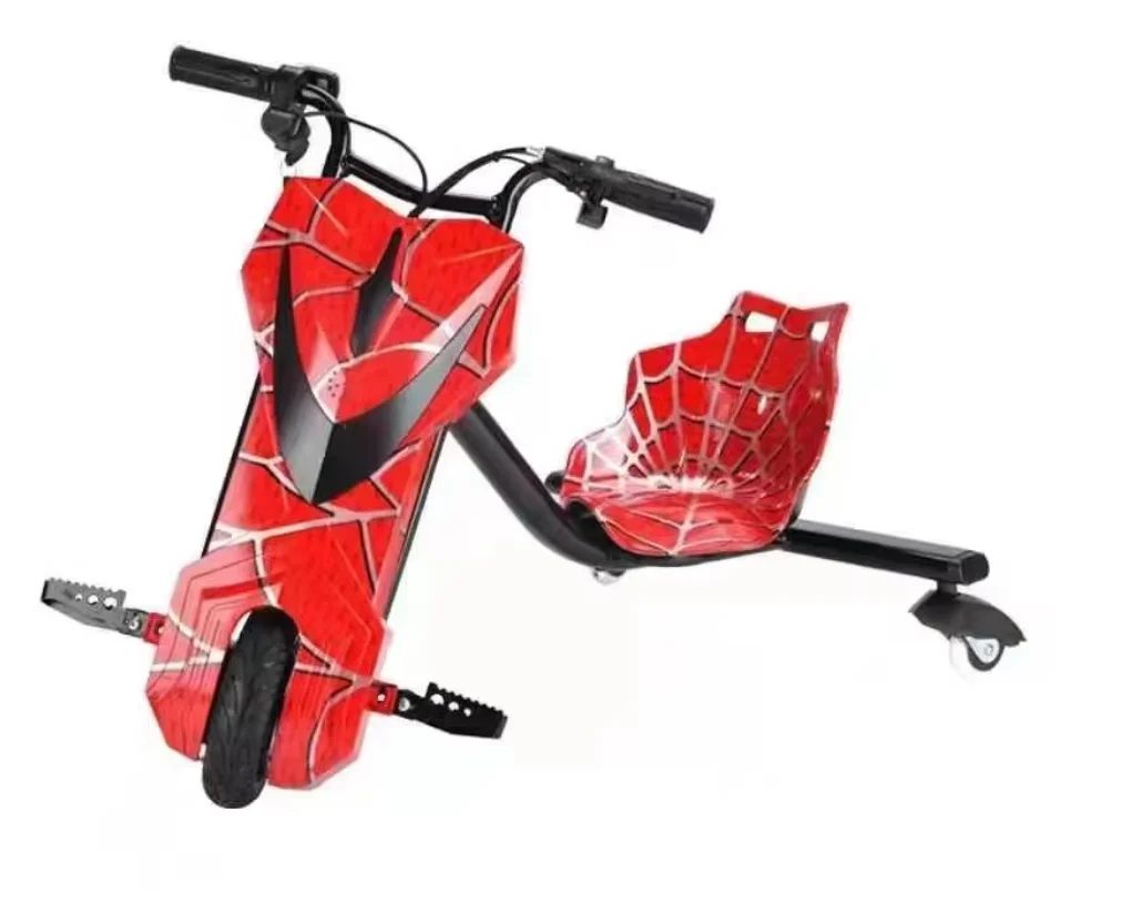 2022 Fashion Folding Battery Kids Kick Scooter Baby Girl With Music and LED Lights 3 Wheel Electric Drift Car for Sale