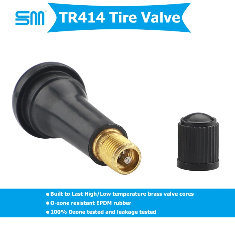 Siming Tubeless Tire Valve TR412 TR413 TR414 TR415 TR418 TR600HP Truck Bus Tire Wheel Valve Stem
