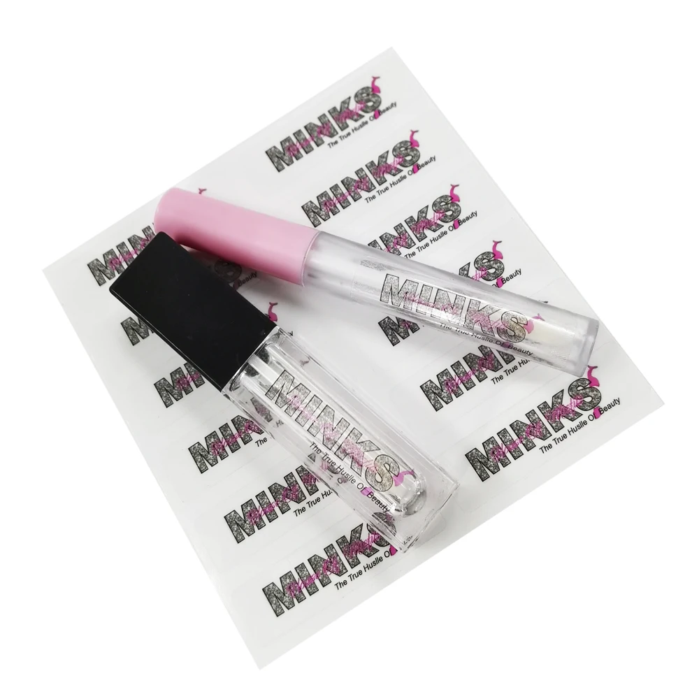 Manufactory Wholesale Self Adhesive Cosmetic Lip Gloss Vinyl Labels Custom Sticker Printing For Lip Gloss