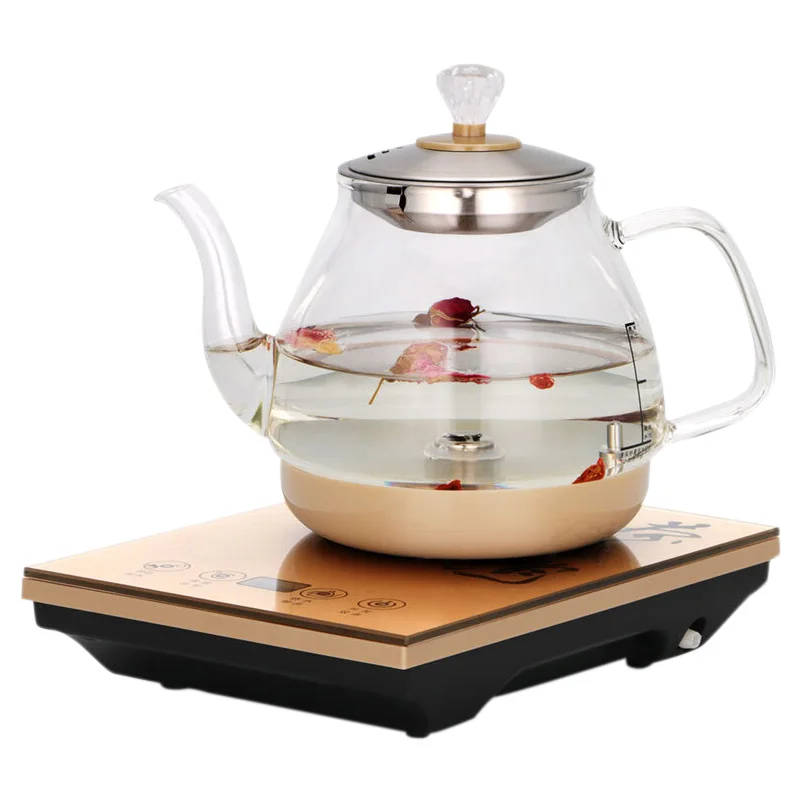 
Чайник для здоровья офисный маленький автоматический стеклянный электрический водонагреватель бытовой многофункциональный питательный кипящий Ароматизированный Чай 