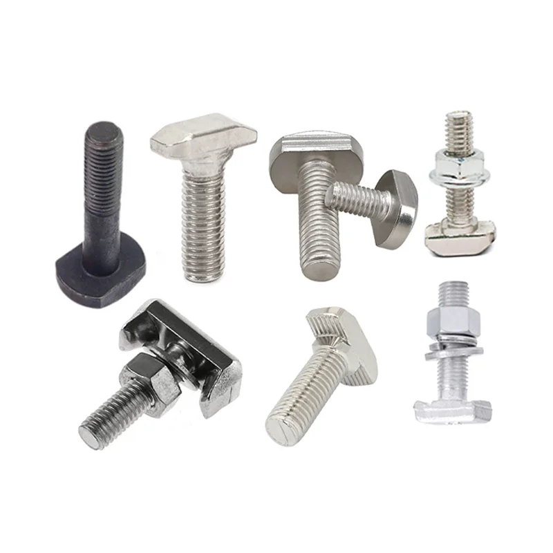 Custom M2 M4 M6 M8 M10 M12 M14 Grade 8.8 10.9 GB37 Pressure Plate Stainless Steel Carbon Hammer Bolts T-shaped Bolts/