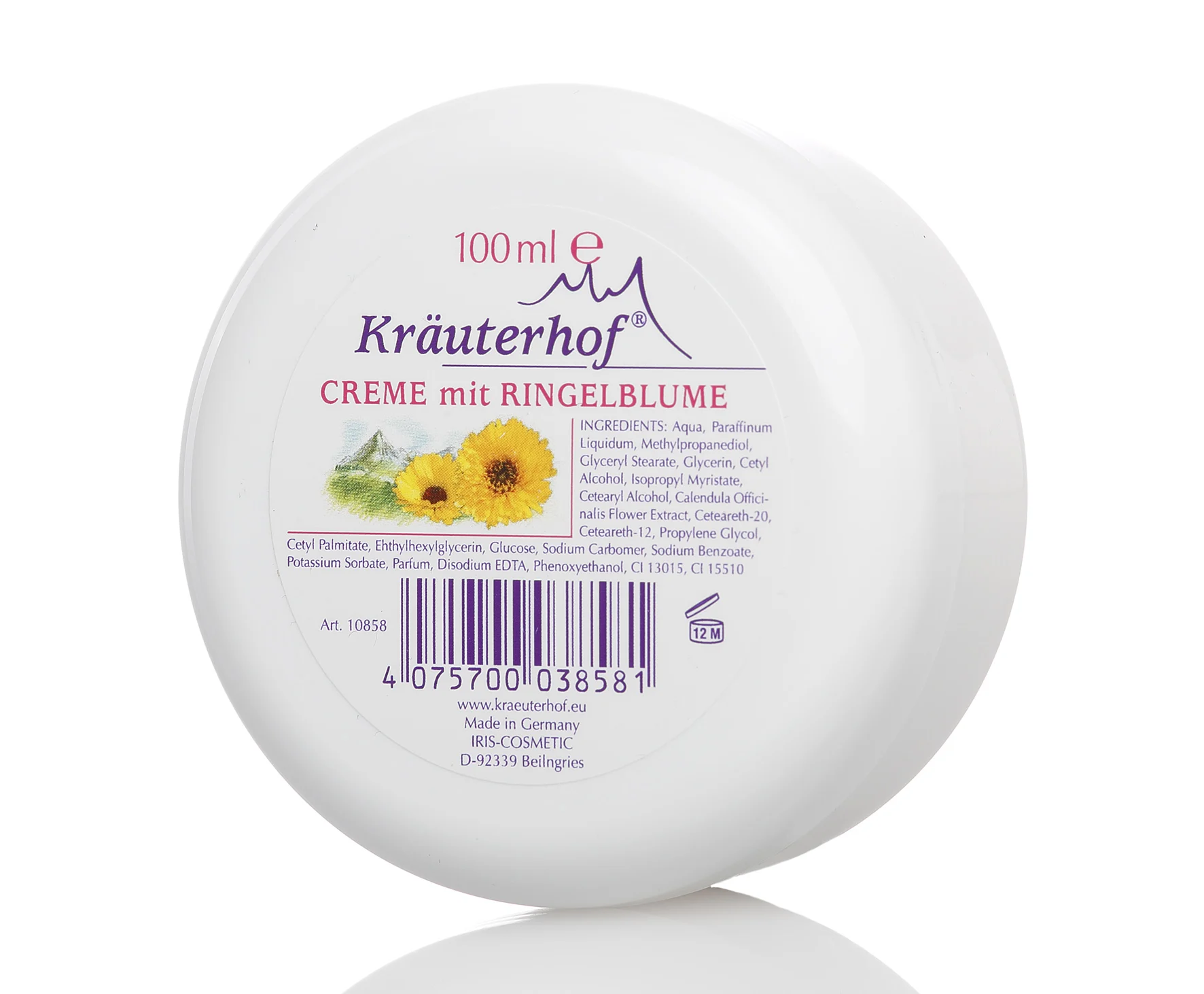 Krauterhof  Cream Marigold  for skin black skin whitening cream face cream for glowing skin