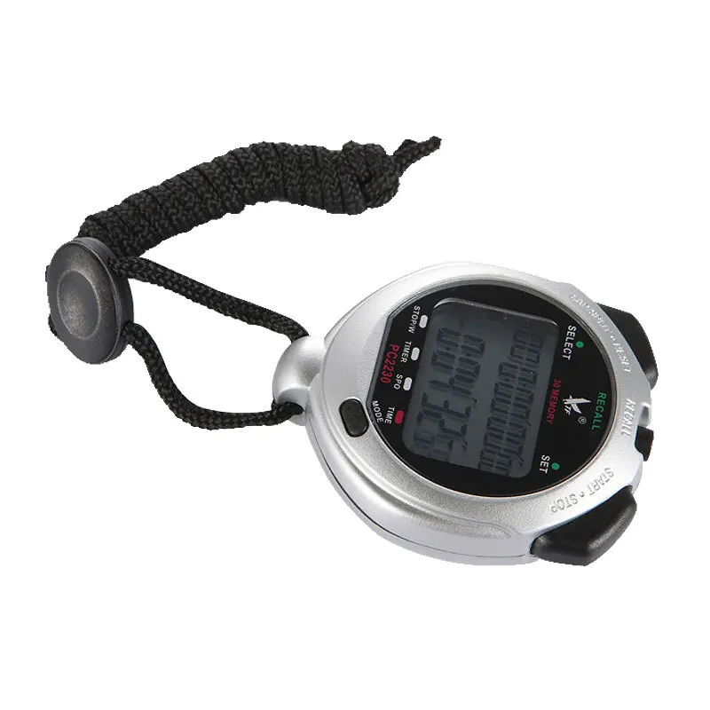 50 lap memories professional digital sports stopwatch countdown timer with 2-Row SGP2250