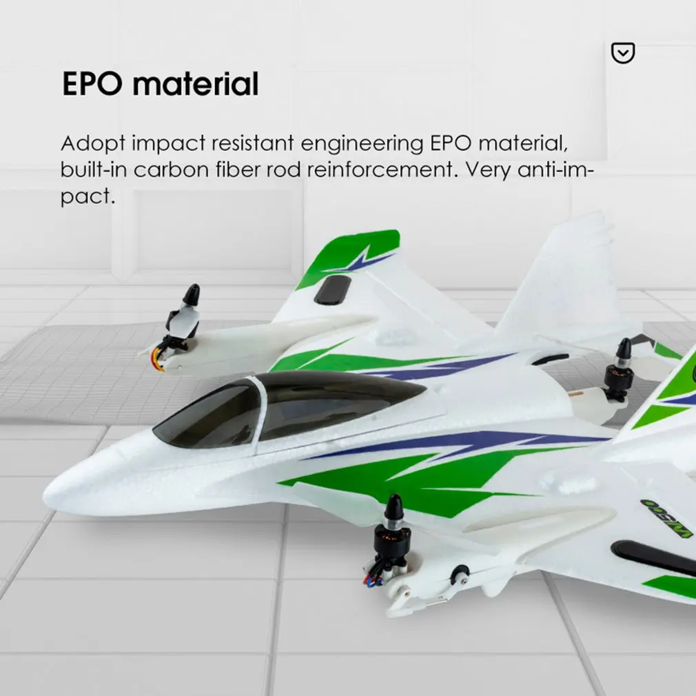 JJRC 6CH RC Aircraft FPV Airplane 6-Axis Gyro 2.4G Remote Control Aerobatic Airplane Fixed Wing Aircraft Toys