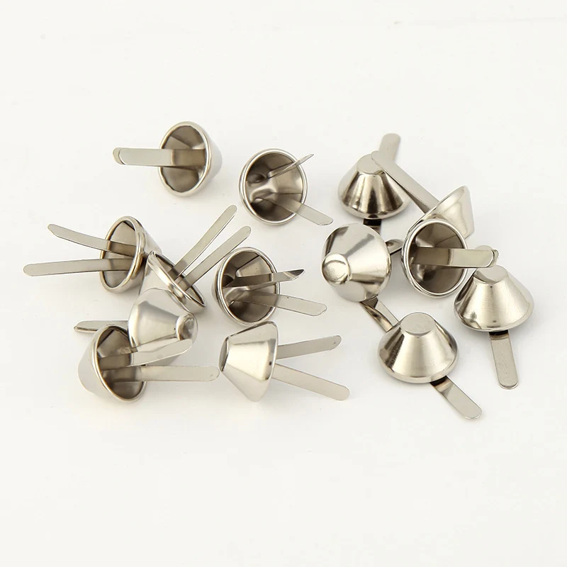 Wholesale Brass Cross Cone Conical Garment Accessories Decorative Rivets Studs For Handbags Leather Belt Purses Garment