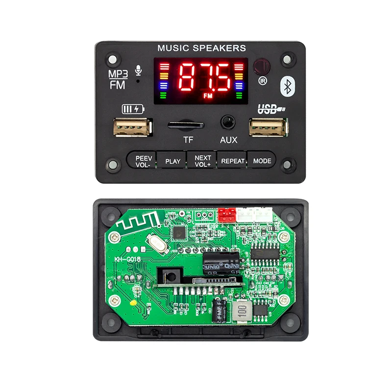 Newest 12V car USB MP3 Radio player Power Amplifier Decoder board