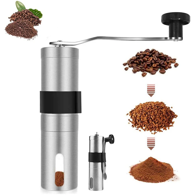 Manual Stainless Steel Portable Handheld Mill Coffee Accessory for Espresso Turkish Brew