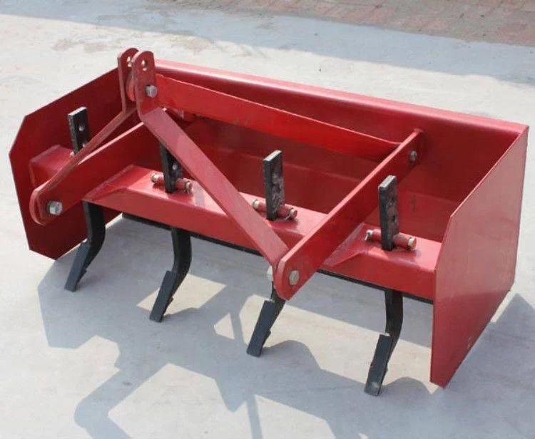 50hp 4 wheels tractor pull type 5ft compact box grading scraper for sale
