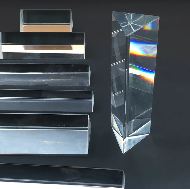 High quality internal reflection optical glass rectangular prism triangular prism