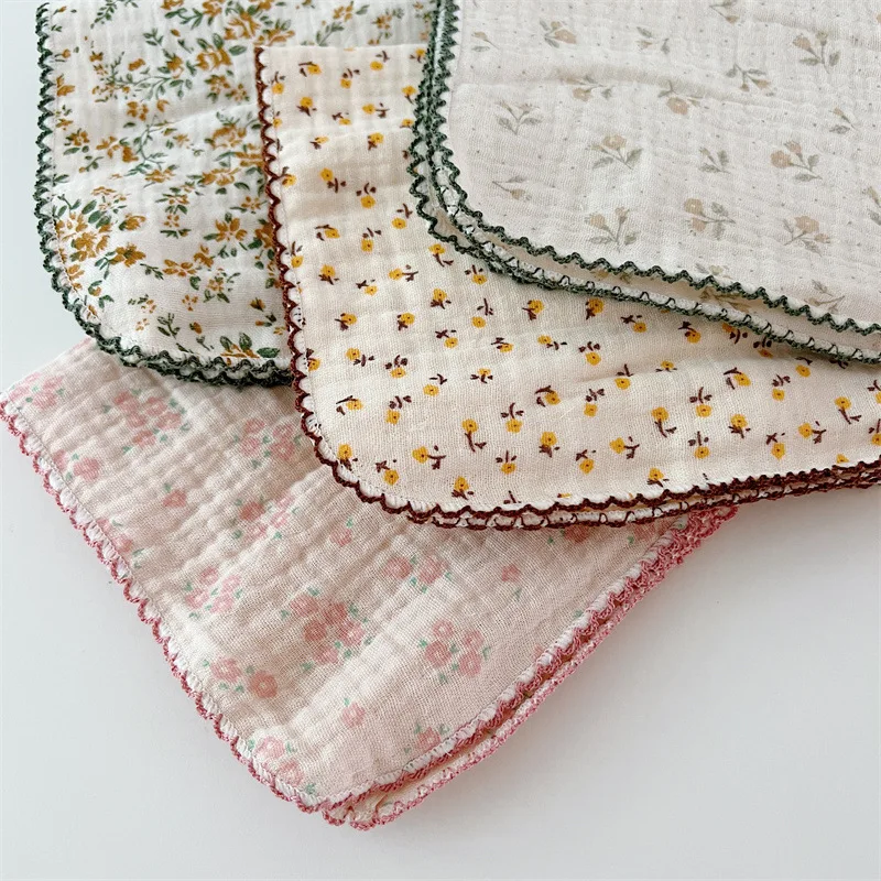 Baby Washcloths Ultra Soft Absorbent Towel 4pcs Newborn Bath Face Towel Natural Reusable towel for Sensitive Skin Baby as Shower