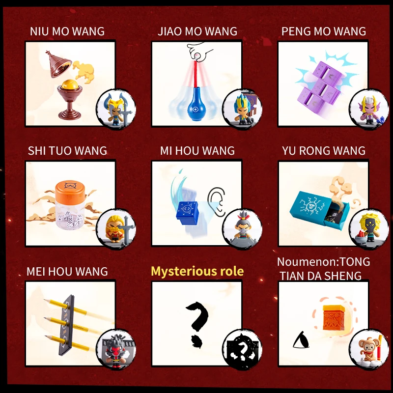 New Arrival  Illusion of magic blind box,customize cartoon figure unite magic prop gift box