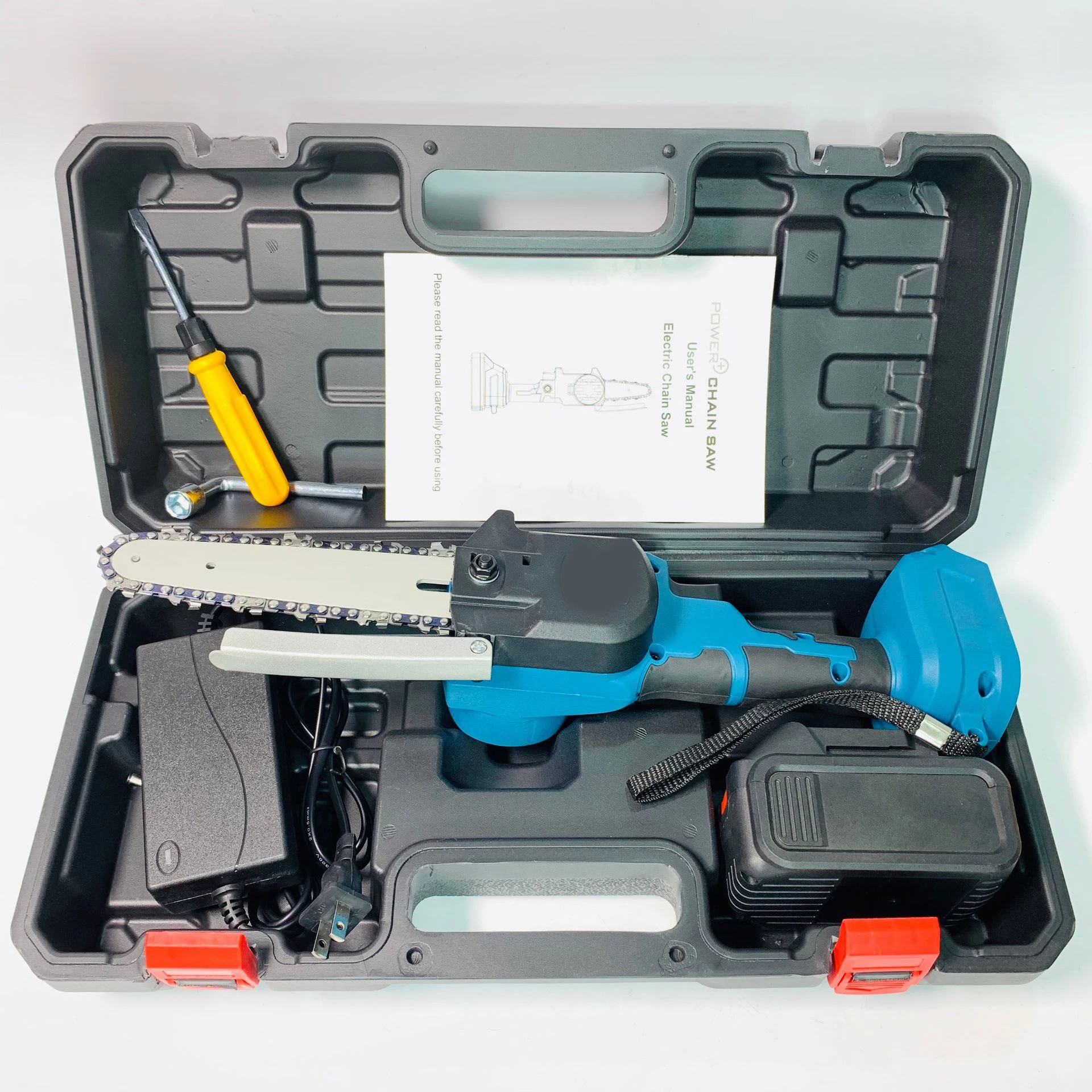 Wood Cutting Machine 6inch Rechargeable Lithium Battery Cordless Chainsaw Brushless Chain Saw Electric
