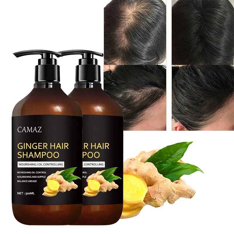 Ginger Shampoo hair growth products Organic Anti Hair Loss head and shoulder Ginger Hair Shampoo
