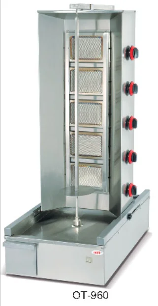 Commercial Stainless Steel Gas Doner Kebab Making Machine  5  Burner Shawarma  Maker  (OT-960)