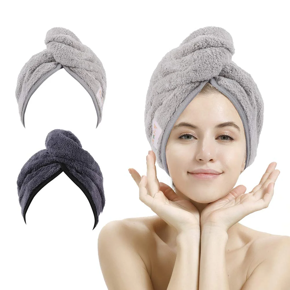 Hot Sale Shower Spa Bandana Hair Dry Turban Microfiber Towel Dry Hair Towel
