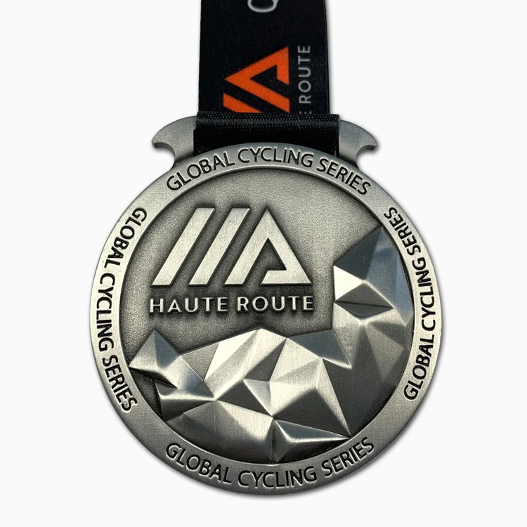 High quality custom marathon medal metal medal 3D sport running medal professional producer