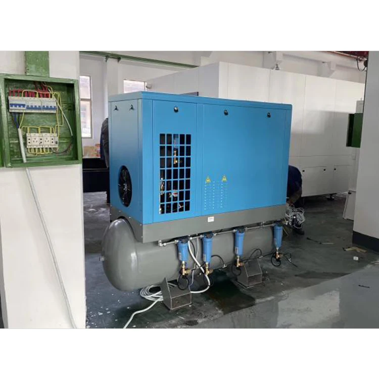  56.5cfm 116psi портативный с прямым приводом 20 л.с. 15 кВт 500 л Rotorcomp воздушный компрессор осушителем воздуха и воздушным