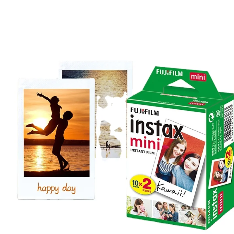 Совершенно новые 10-100 листов Fujifilm Instax Mini LiPlay 11 9 8 7s 90 LINK пленка с белыми краями фотобумага для мгновенной камеры