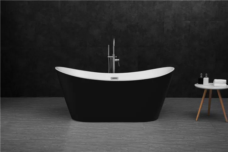Wholesale The Best Price  White Freestanding  Bathroom 5 Years Warranty Freestanding Hotel Bathroom Acrylic Bathtub