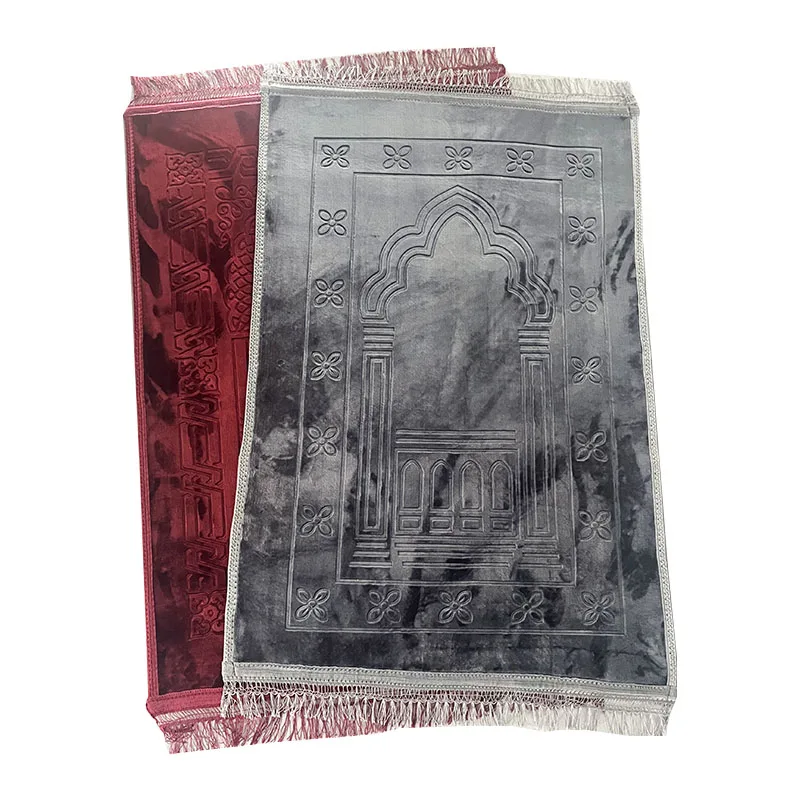 Исламский мягкий удобный складной портативный молитвенный коврик для детей