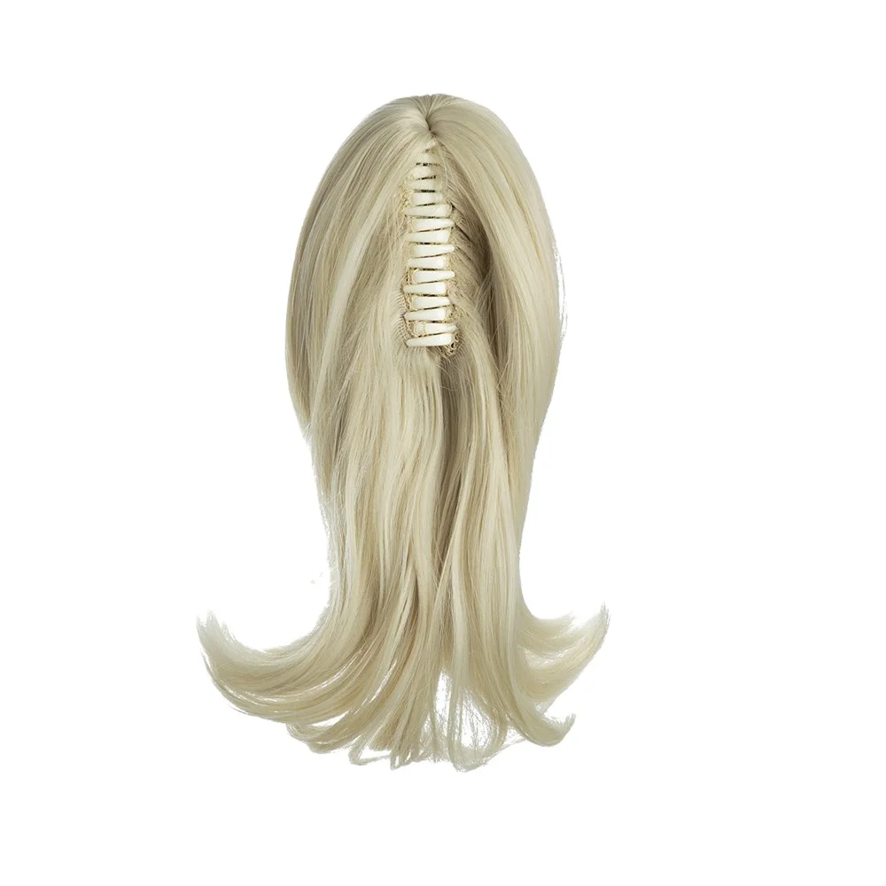 Bulk Jumbo Ponytail Extensions High Temperature Fibers Synthetic Hair Wigs Catch Clip Hair Ponytail