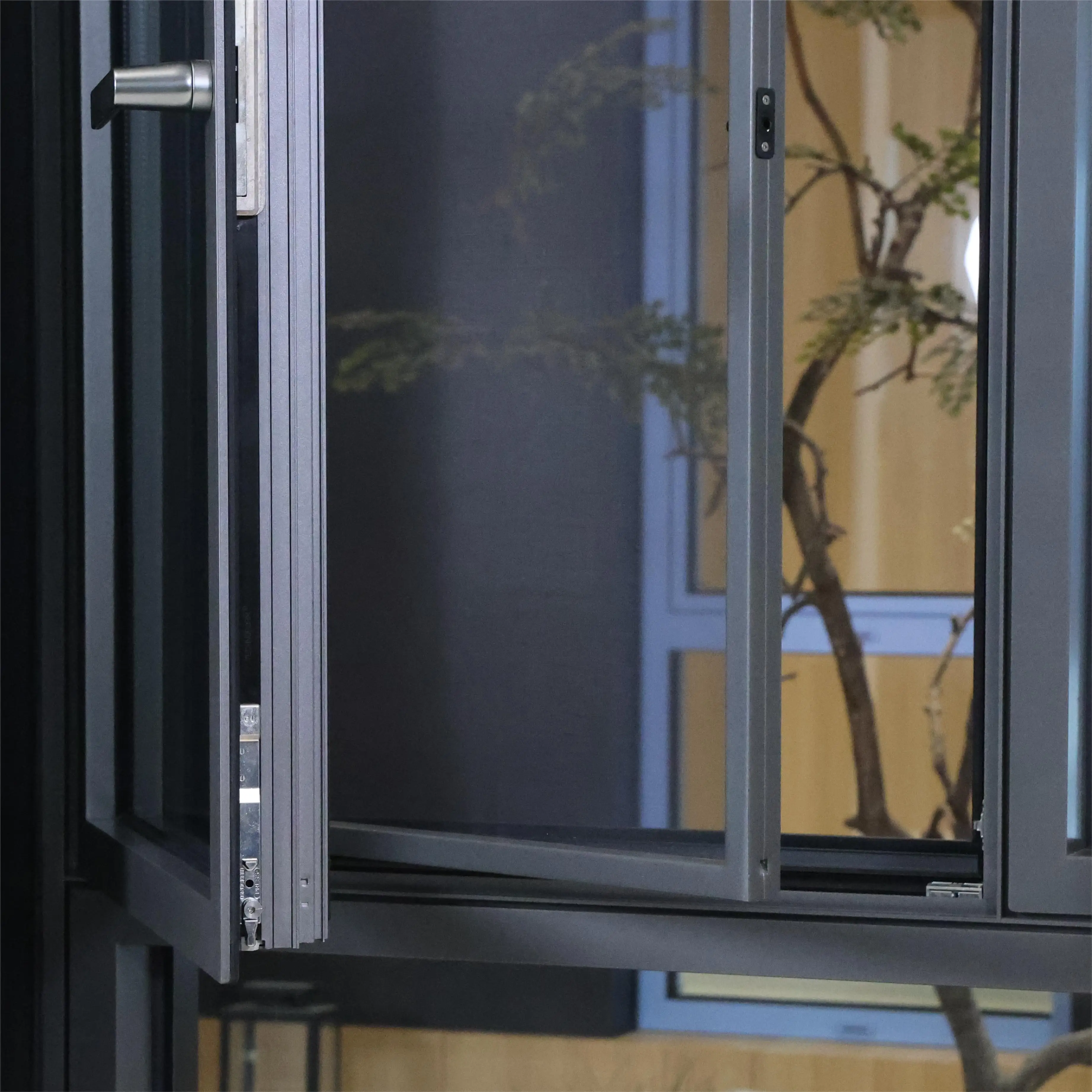 luxury tilt-turn smart window double glazed thermal break aluminum windows for house