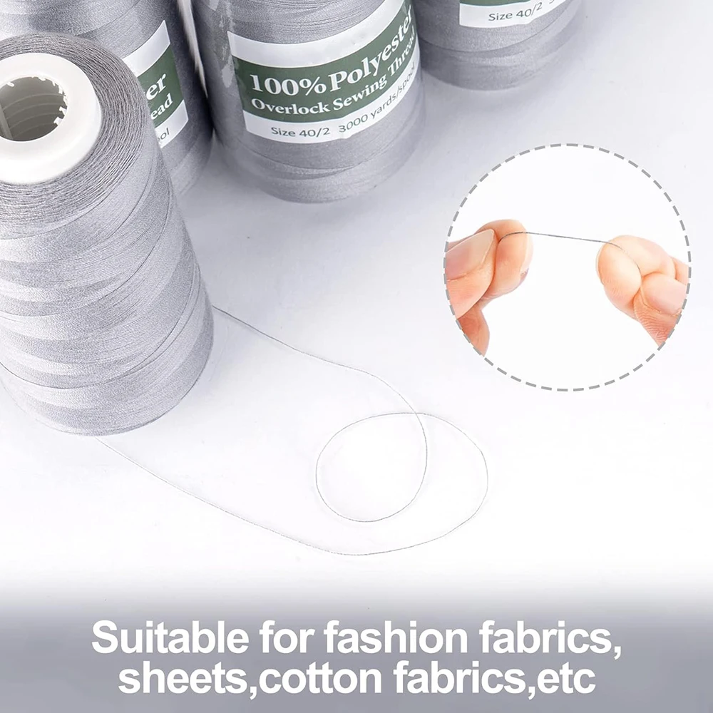 Wholesale Polyester Thread All Purpose Sewing Thread for Sewing Machine Over-lock Cone Sewing Supplies