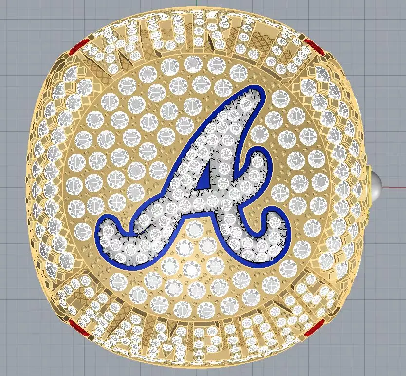 2022 Кольцо чемпионата Атланты Braves популярное памятное ностальгическое классическое кольцо из Европы и Америки