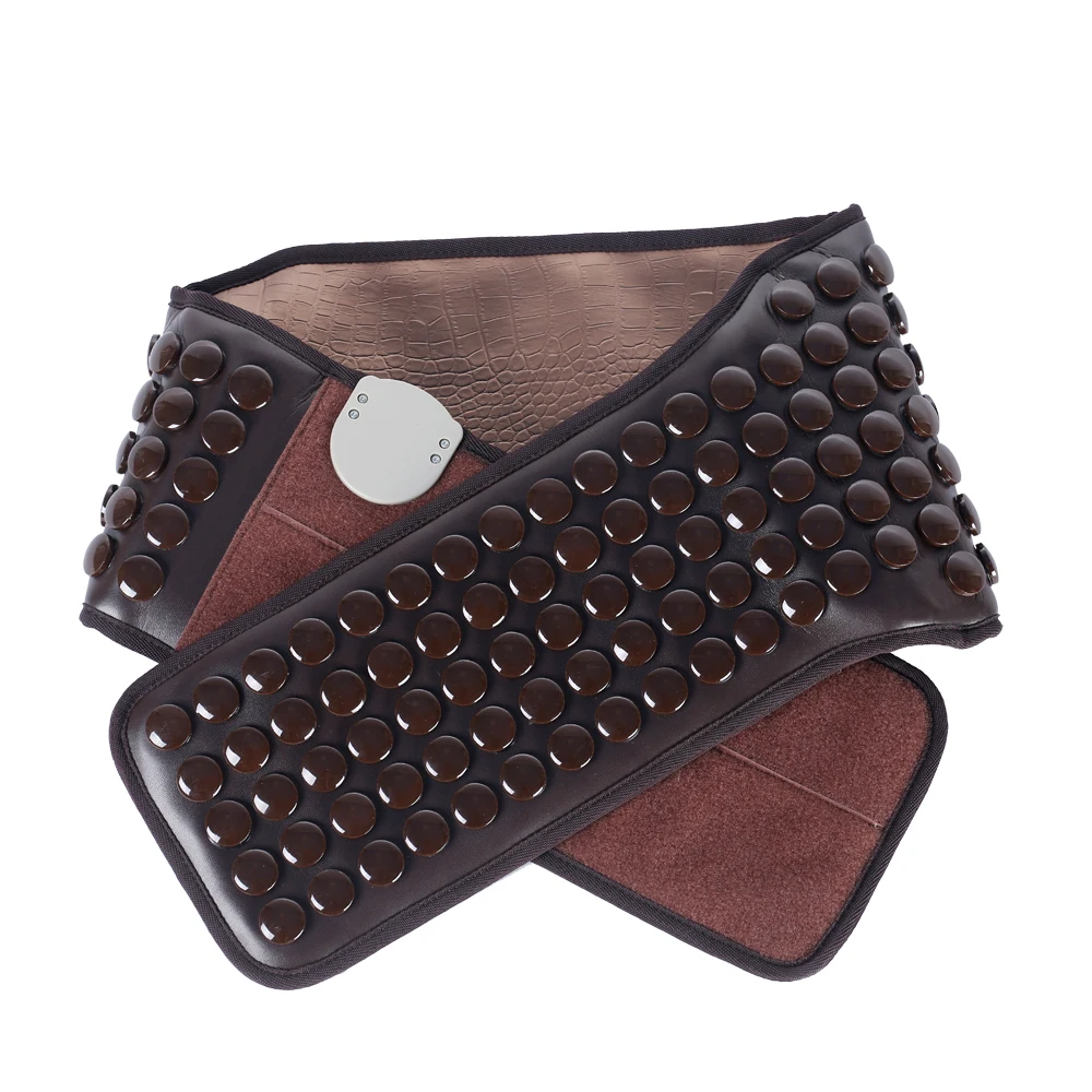Tourmaline Customized health care natural hot warm female Menstrual cramp Pain Relief infrared heat therapy massage waist  belt