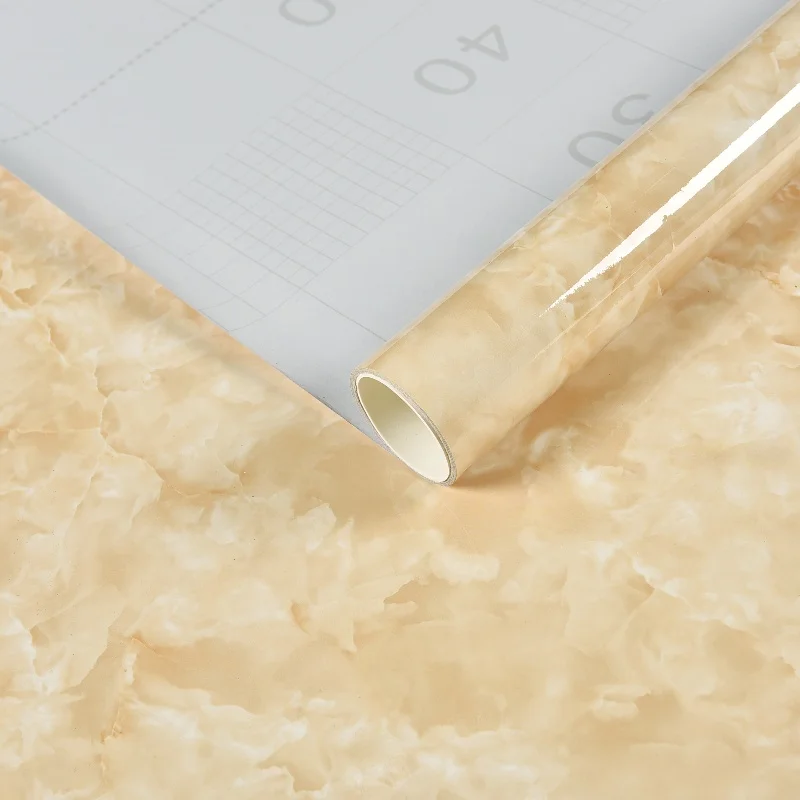 Free For Samples Dropshipping Marble Design Self Adhesive Safe PVC Background Countertop Decoration Wall Paper For Rolls