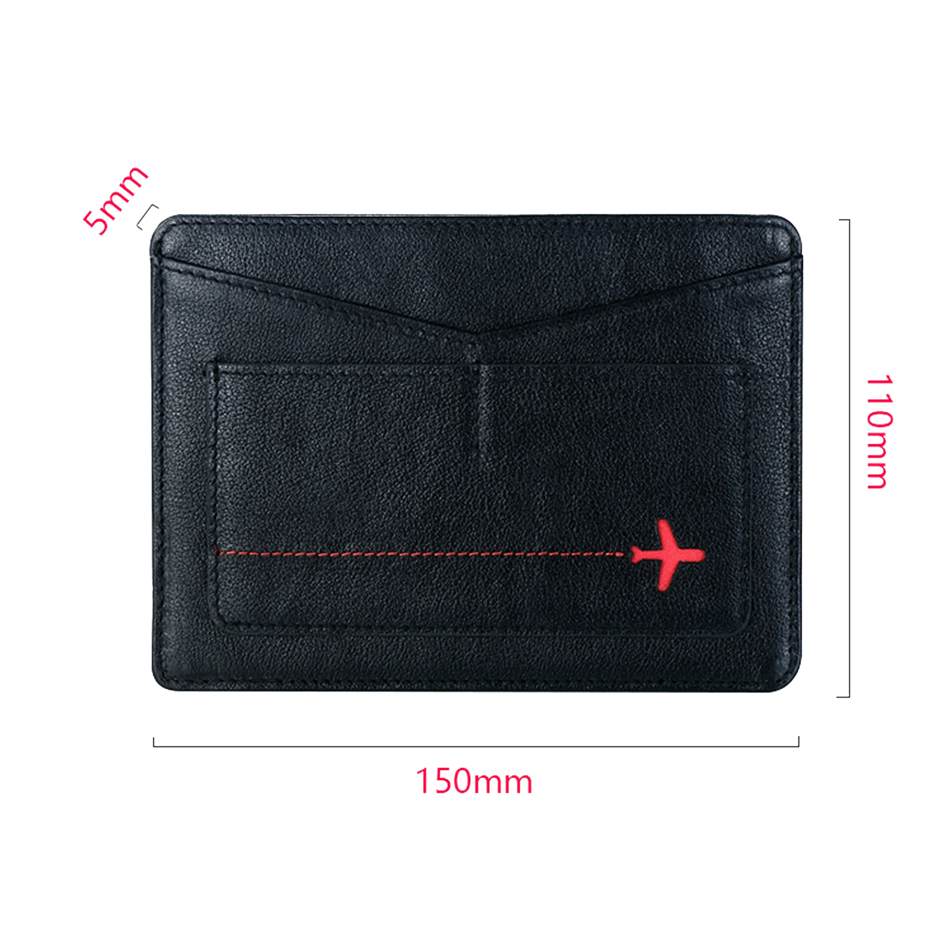 Travel Pu Leather Passport Cover Card Holder Wallet Porta Pasaporte Logo Custom Sublimation Rfid Other Wallets Passport Holders