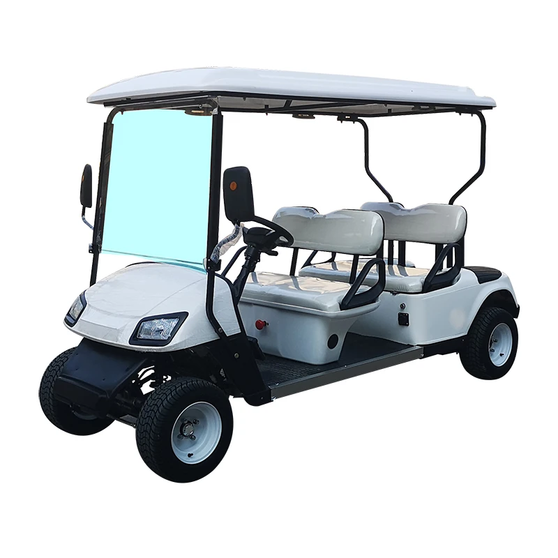 Motor 2023 New Chinese 48V 4 wheel 4 Seater Golf Carts Electric Golf Kart