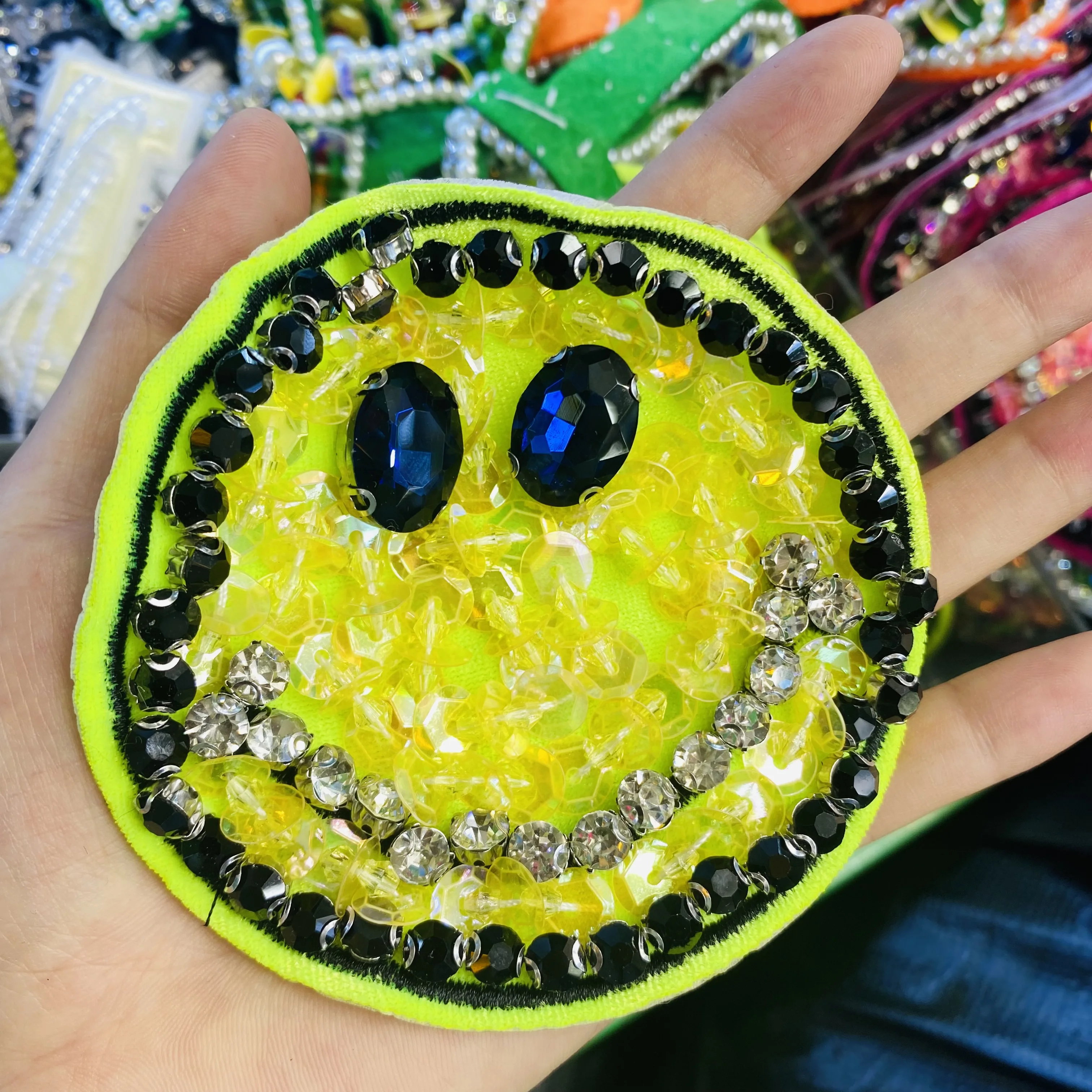 Famous brands patch handmade badges appliques logo stock patches